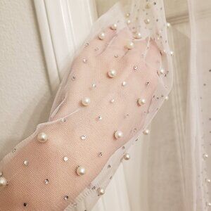 White pearl cover up